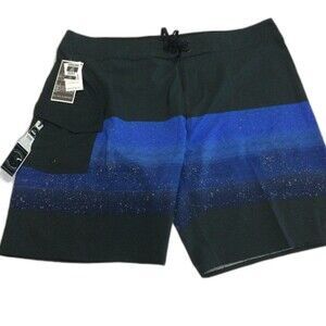 Hooked Soul Board Shorts Men’s Size 38 Color Blue 4 Way Stretch Bottle Opener